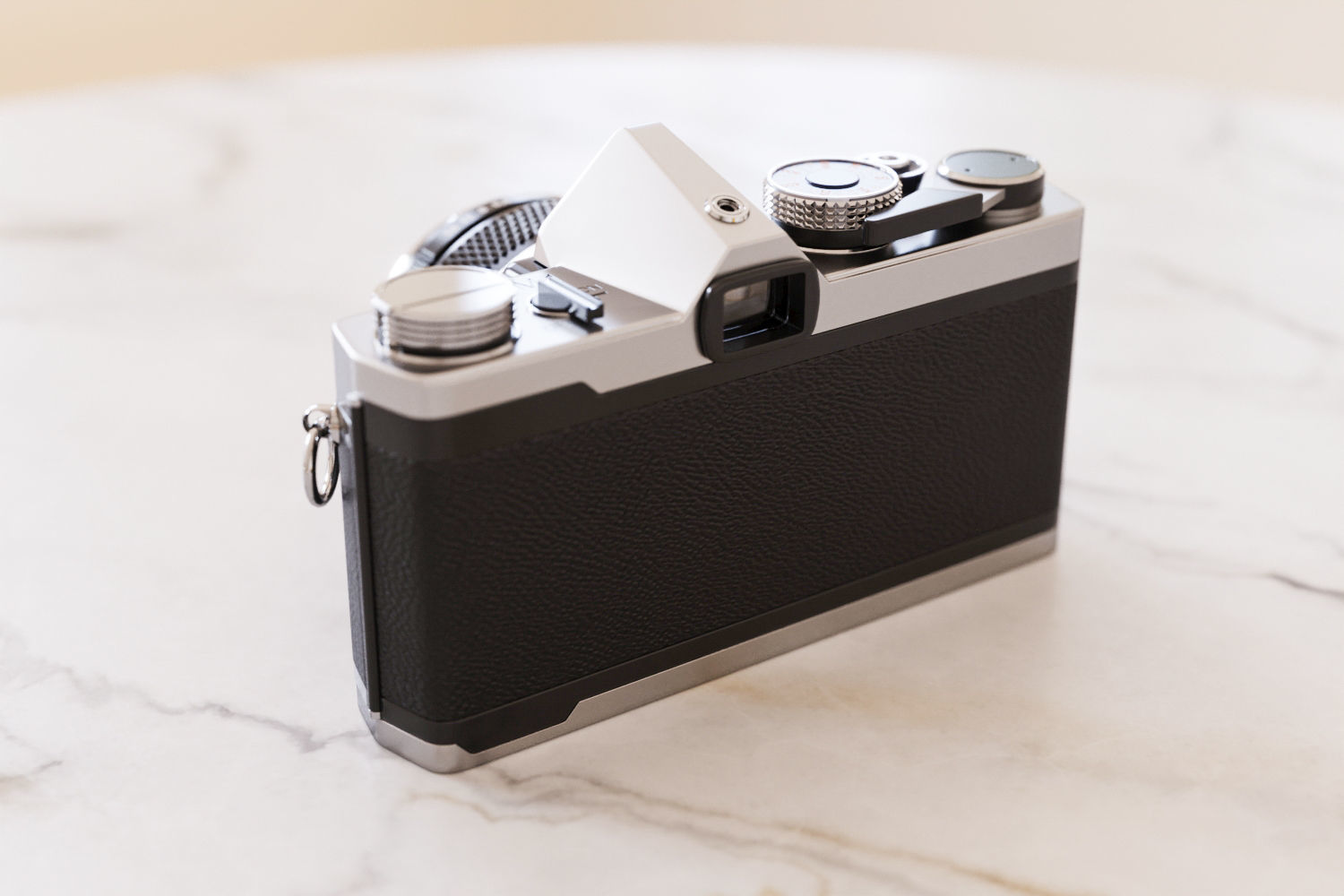 Vintage full-frame camera 3D model_3