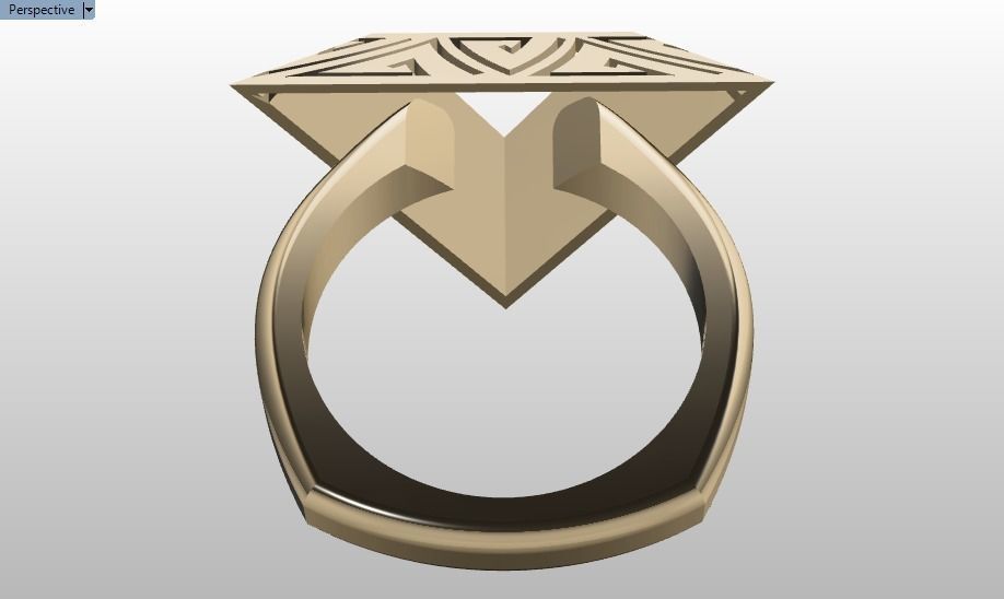 pyramid ring 3D print model_20