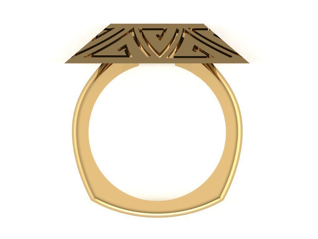 pyramid ring 3D print model_8