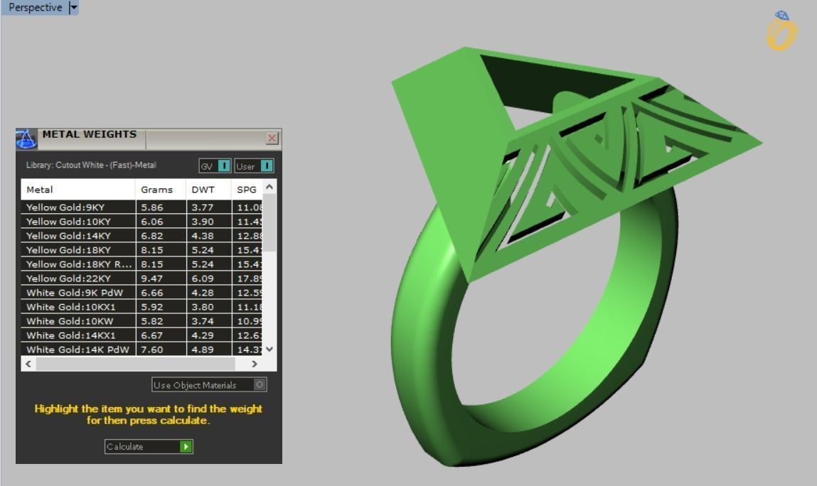 pyramid ring 3D print model_11