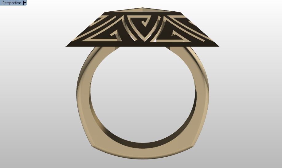 pyramid ring 3D print model_18