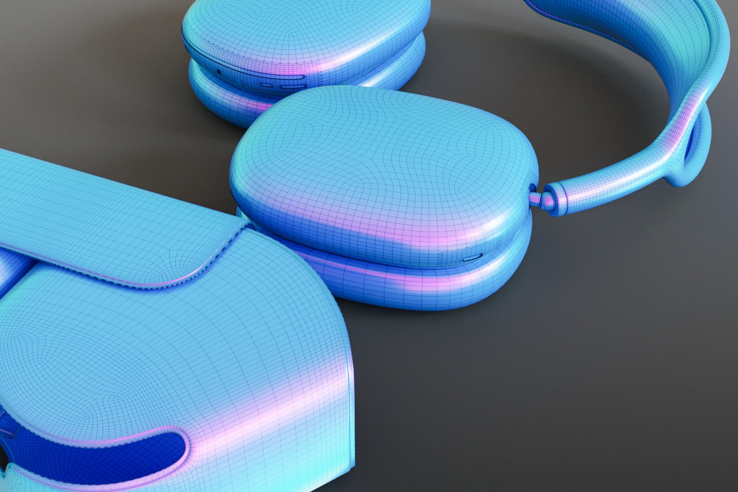 Luxury headphones max 3D model_12