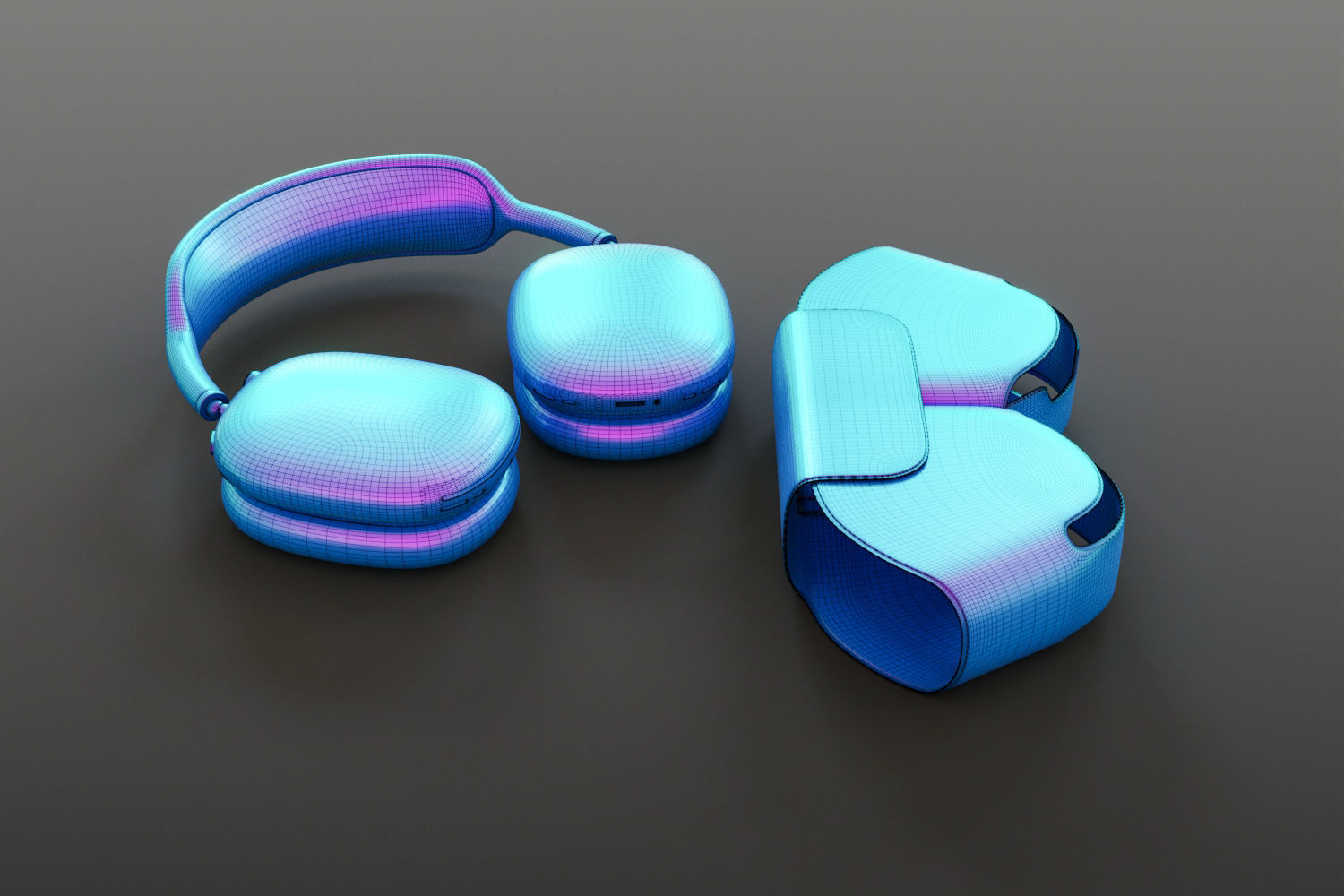 Luxury headphones max 3D model_11