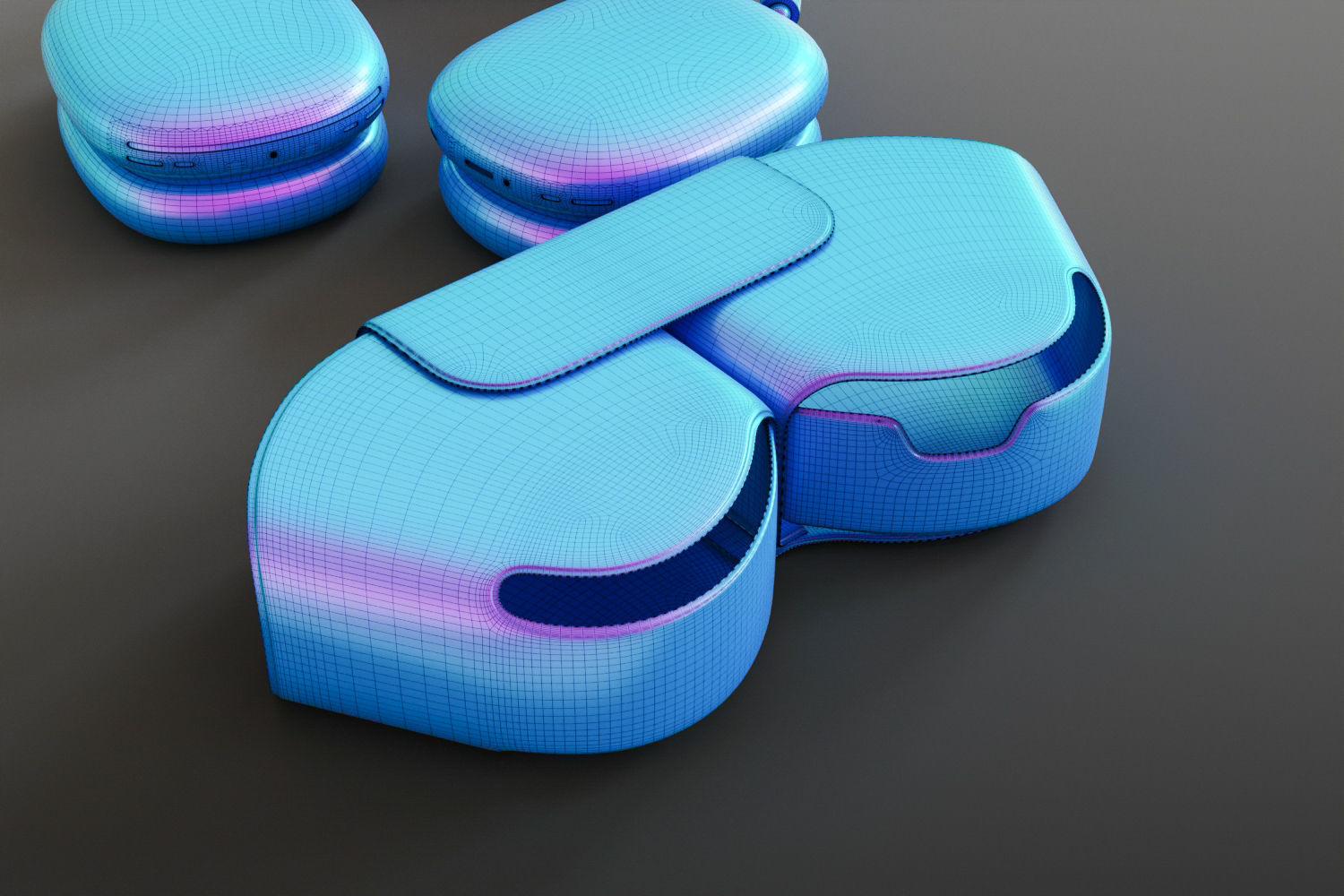 Luxury headphones max 3D model_15