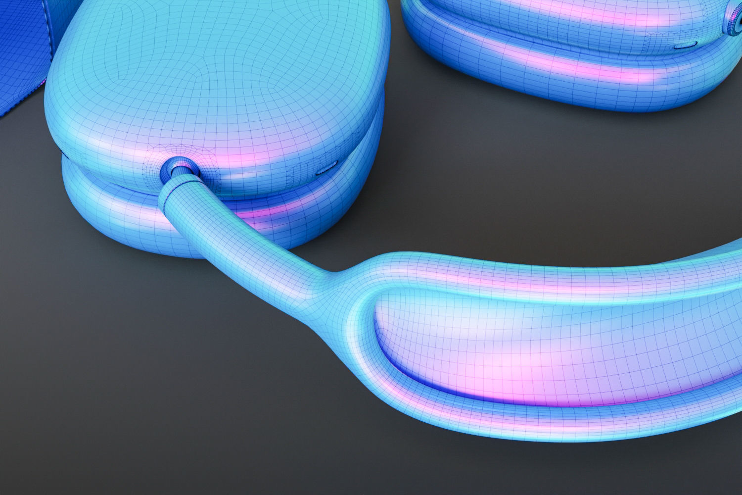 Luxury headphones max 3D model_13