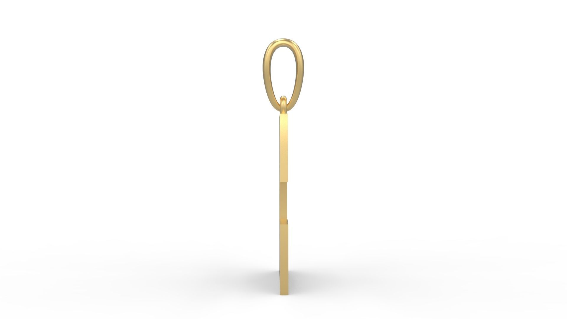 Initial Letters Pendant Halloween Hex C 3D print model_2