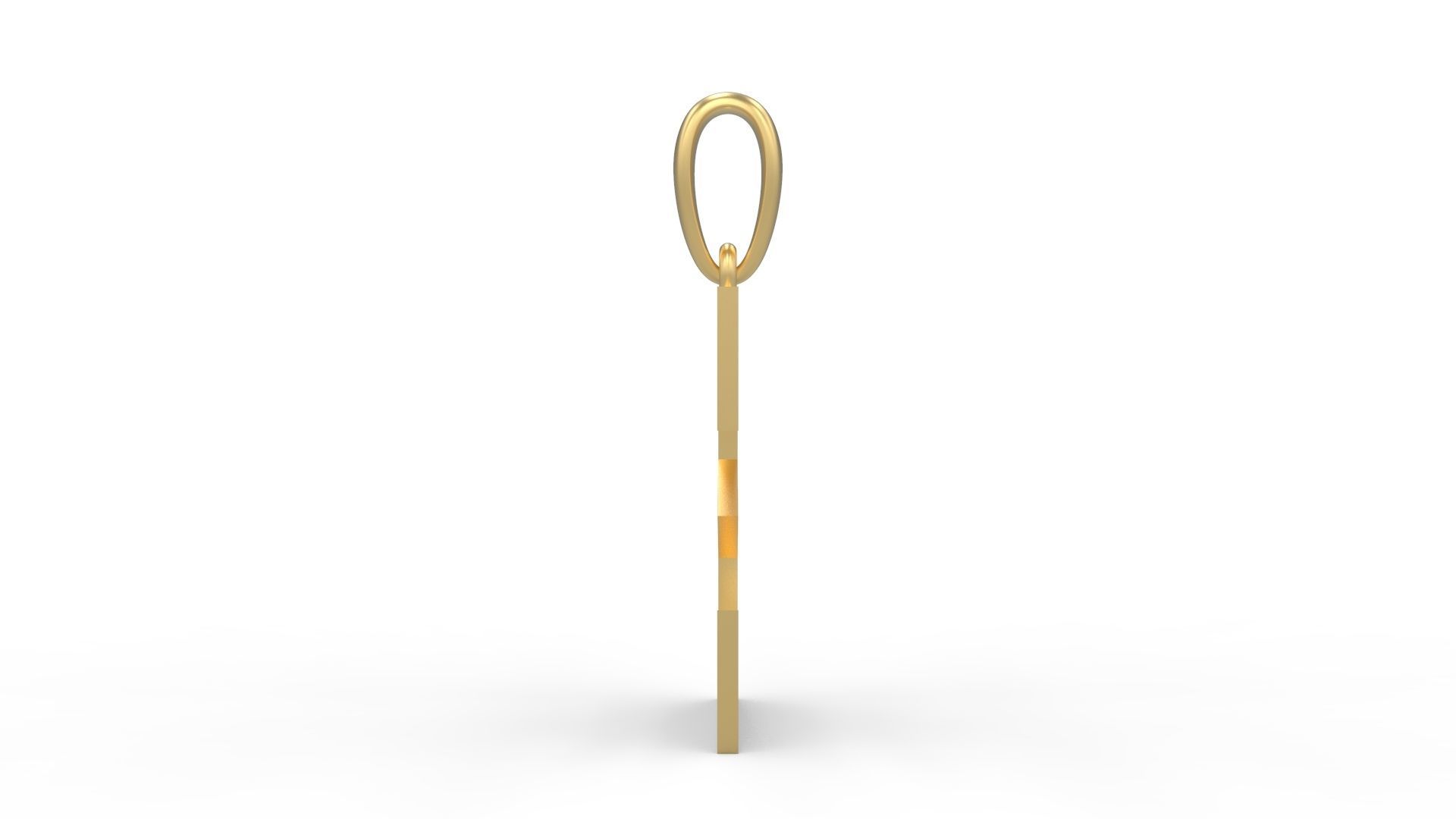 Initial Letters Pendant Halloween Hex E 3D print model_2