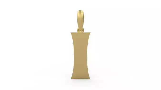 Initial Letters Pendant Halloween Hex I