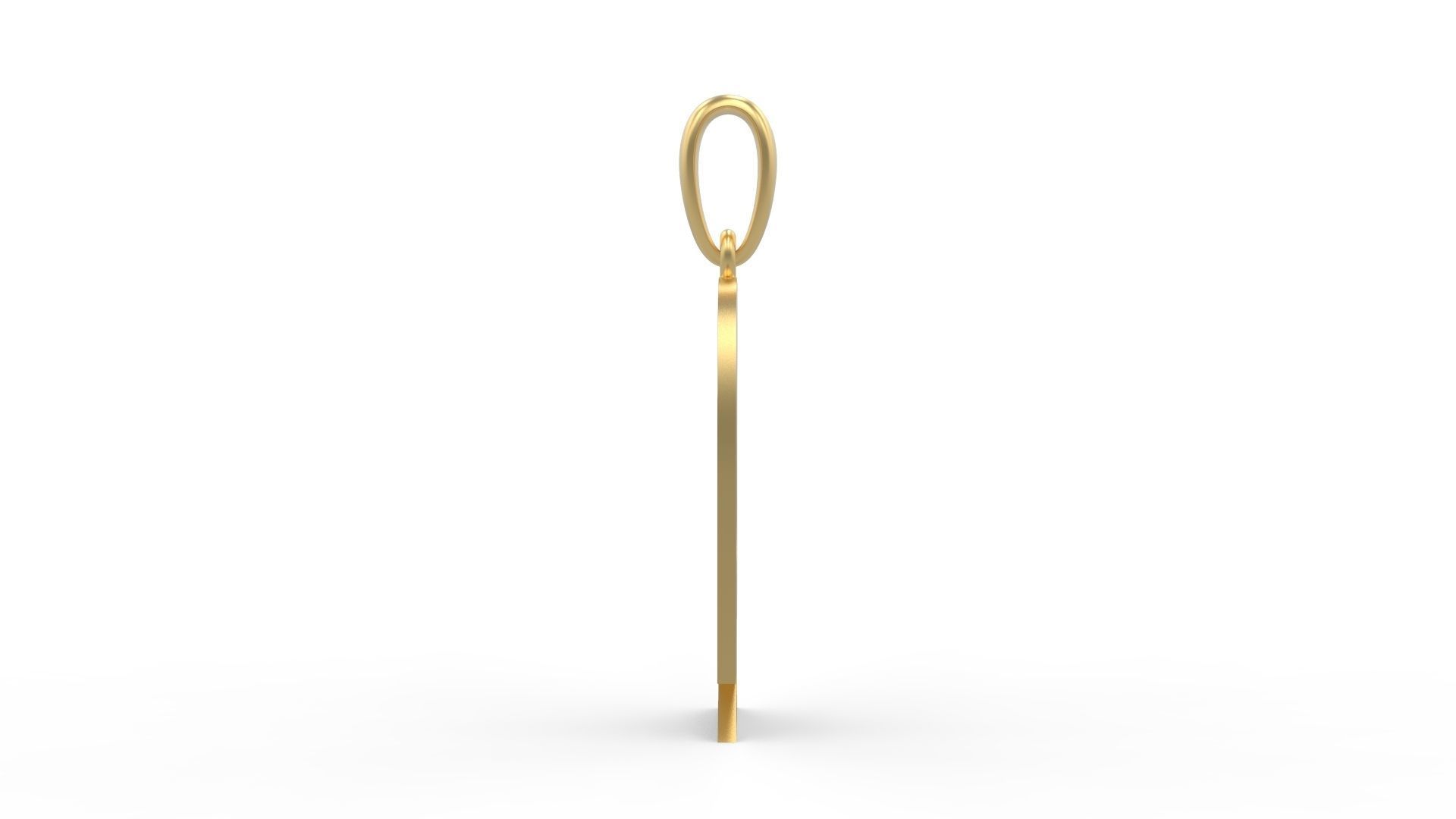 Initial Letters Pendant Halloween Hex Q 3D print model_2