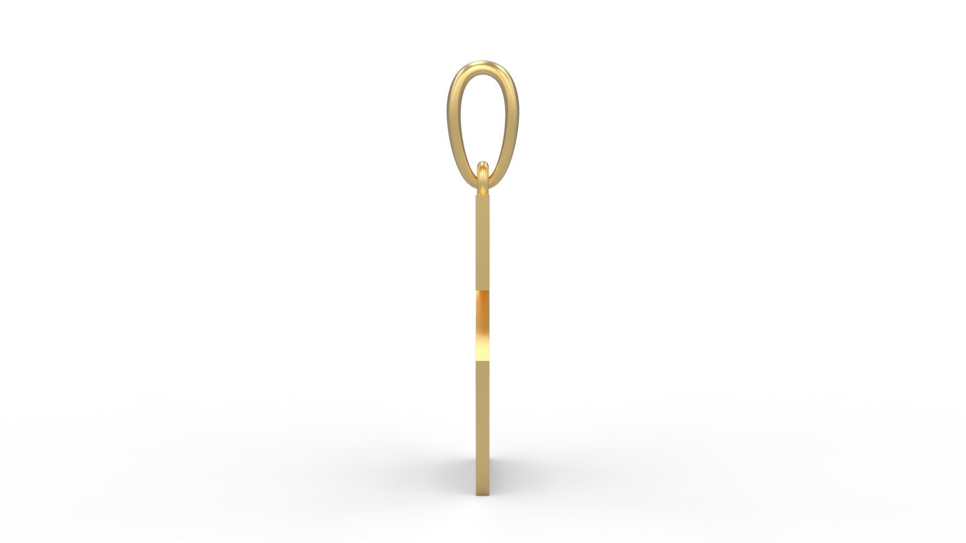 Initial Letters Pendant Halloween Hex S 3D print model_2