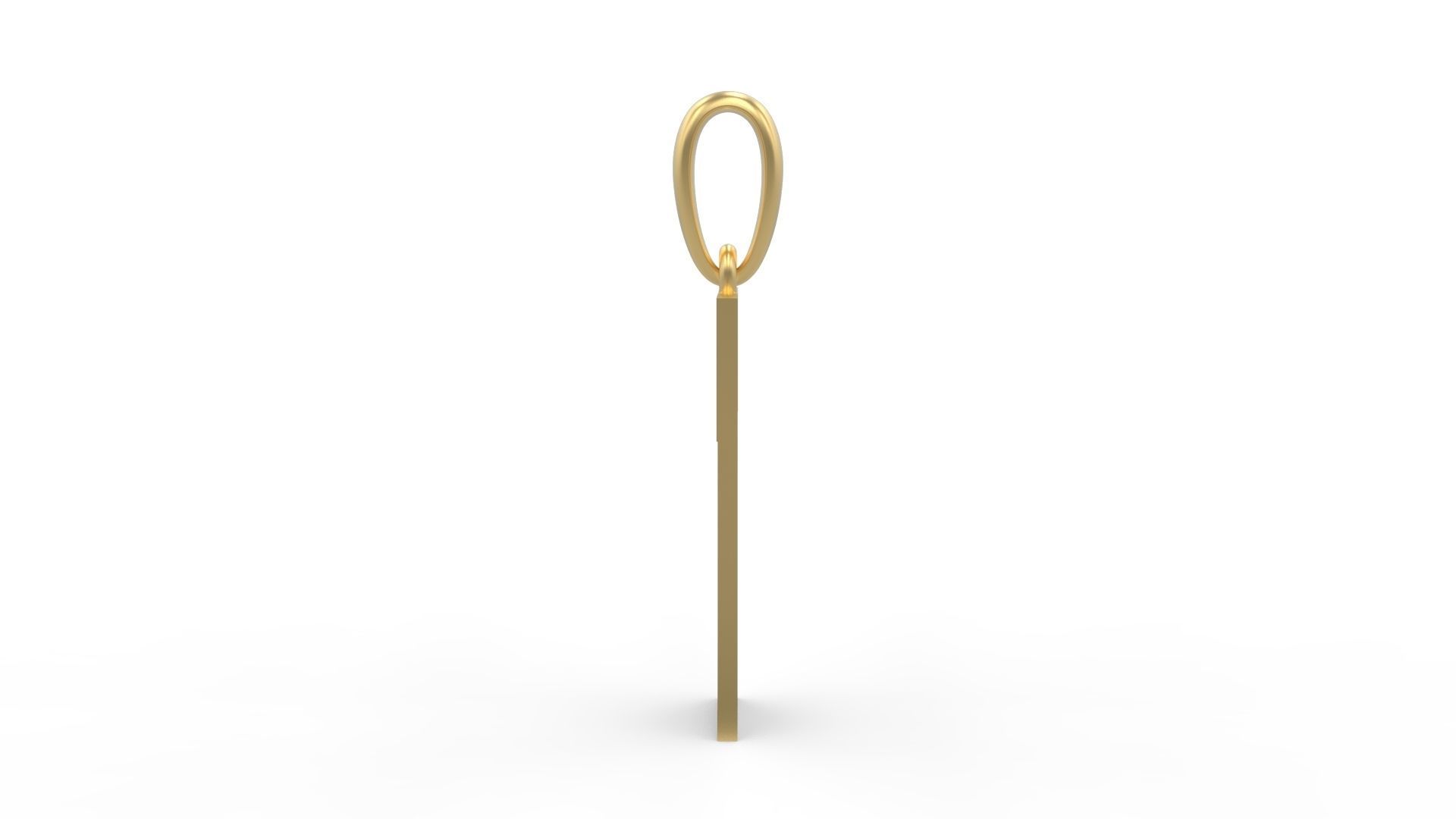 Initial Letters Pendant Halloween Hex T 3D print model_2