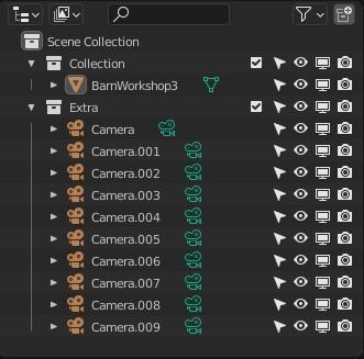 Barn Workshop 3 Low-poly 3D model_22