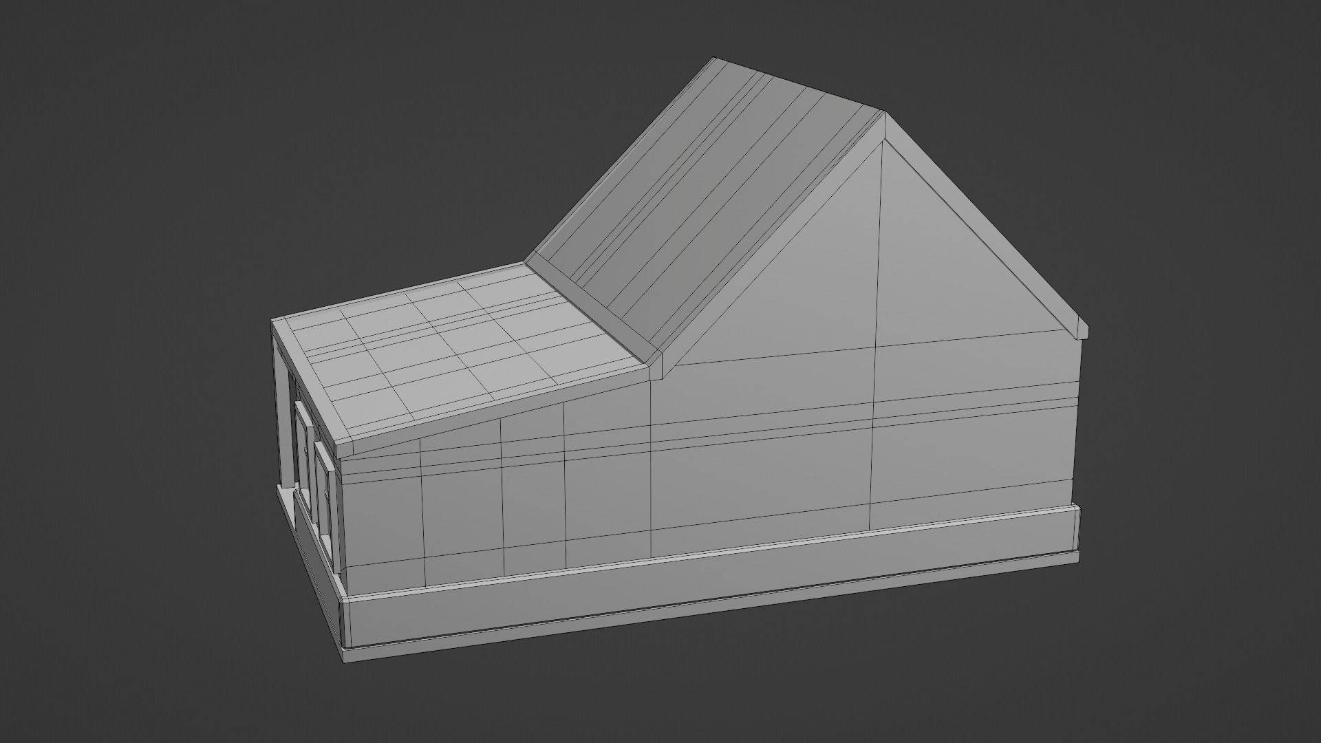 Barn Workshop 3 Low-poly 3D model_20