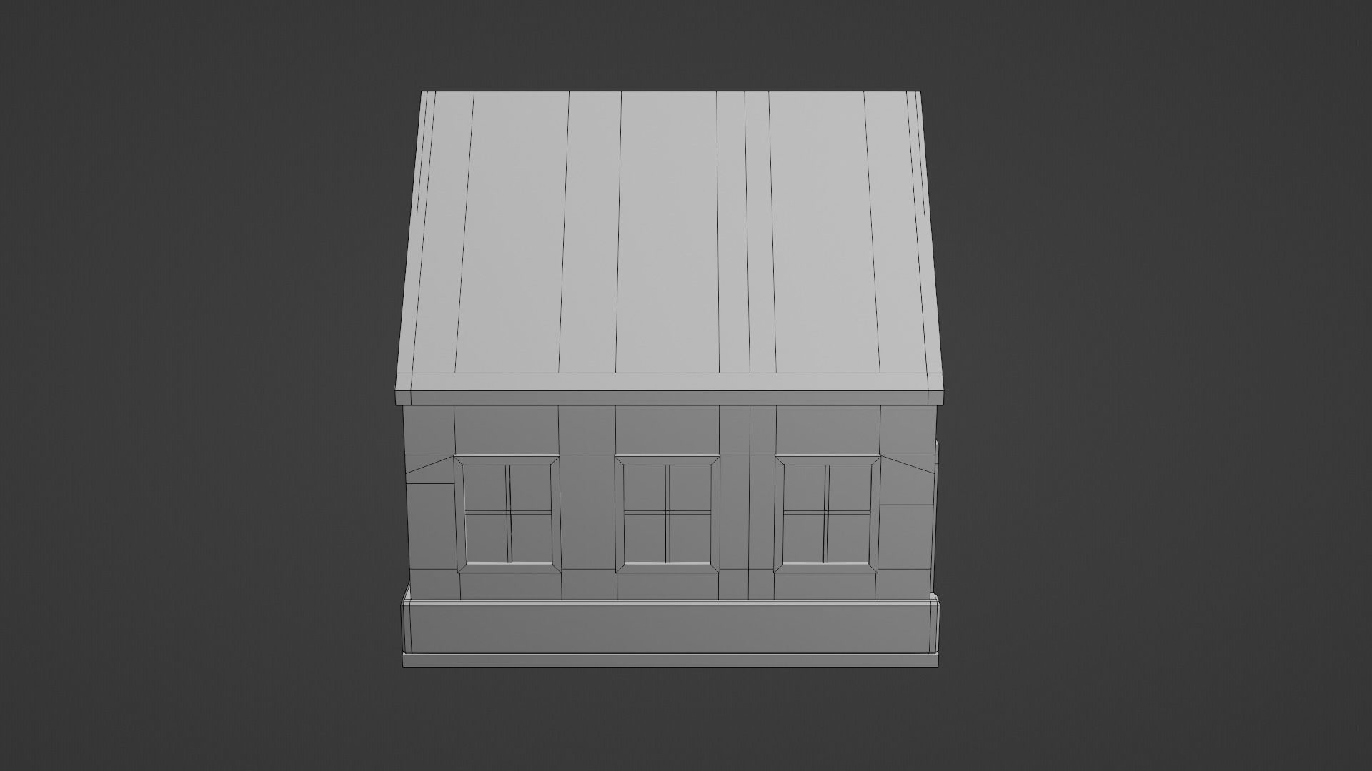 Barn Workshop 3 Low-poly 3D model_19