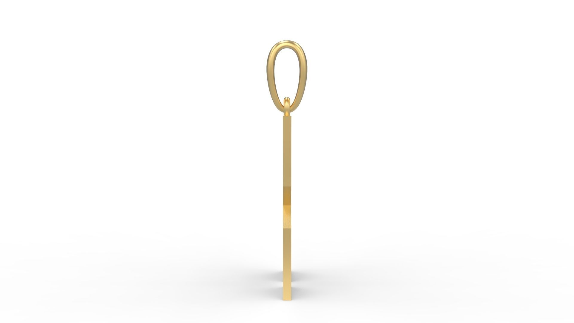 Initial Letters Pendant Halloween Hex X 3D print model_2