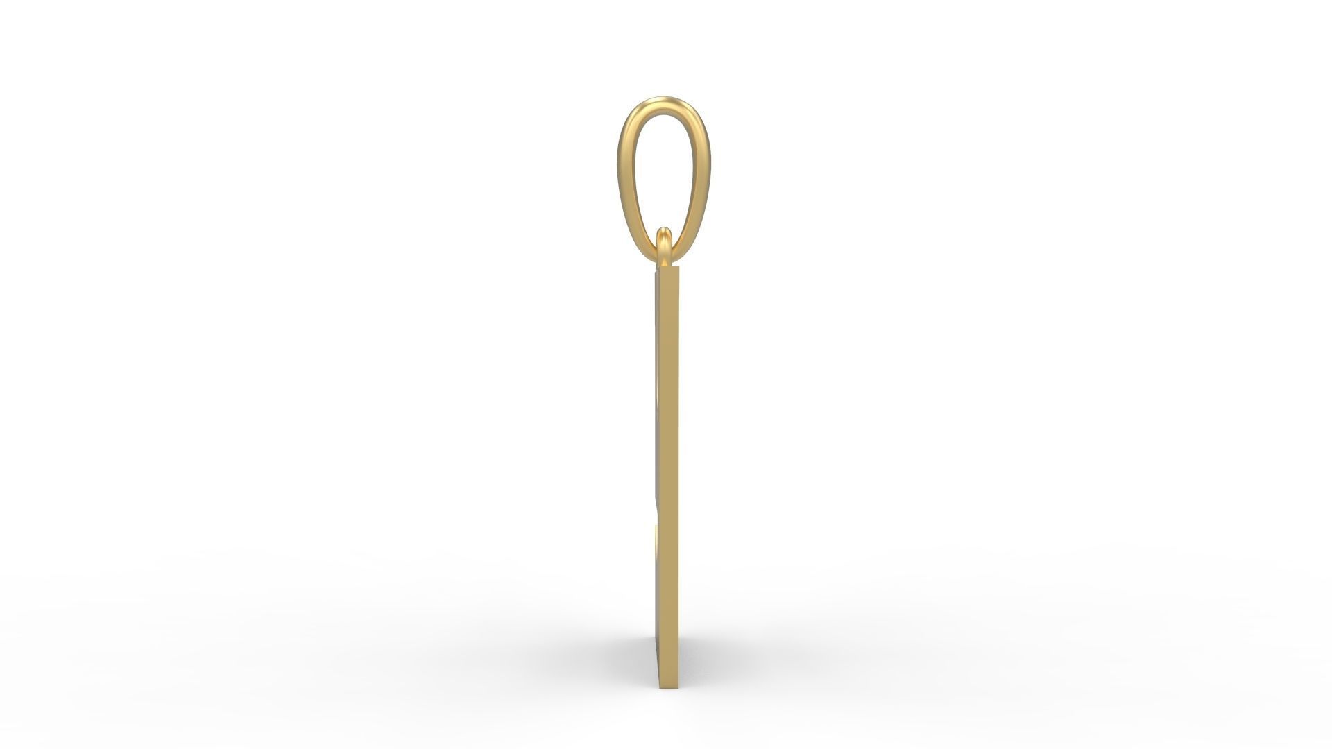 Initial Letters Pendant Halloween Hex Y 3D print model_2