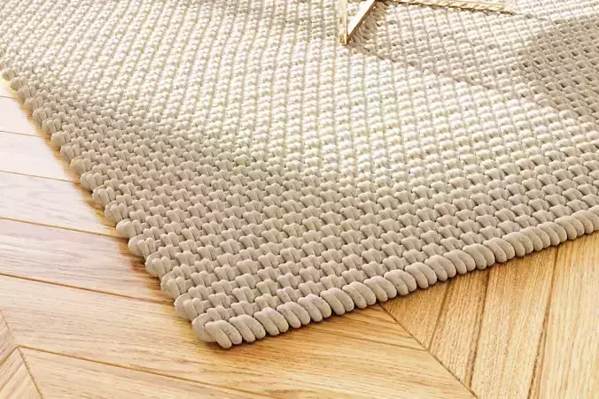 Thickly woven carpet 3D model