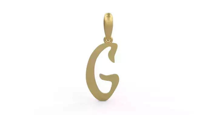 Initial Letters Pendant HalloWitch G