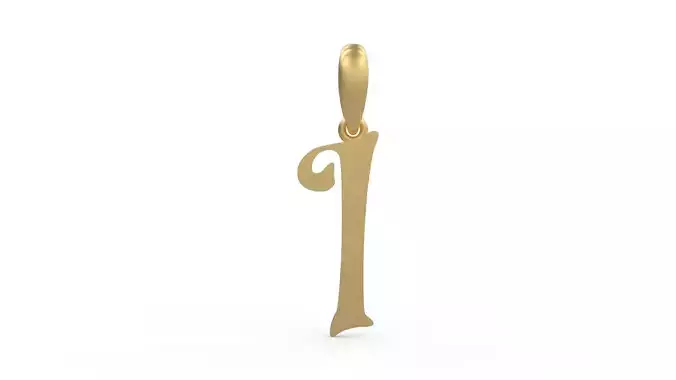 Initial Letters Pendant HalloWitch I