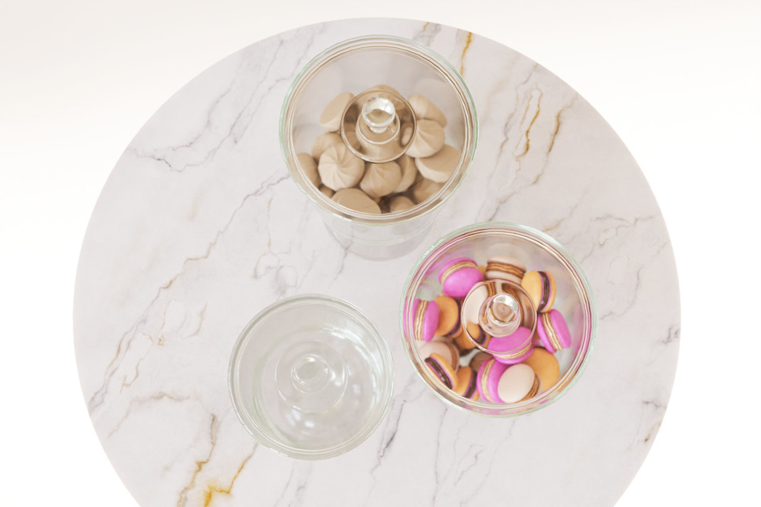 Macarons cookies jar 3D model_7