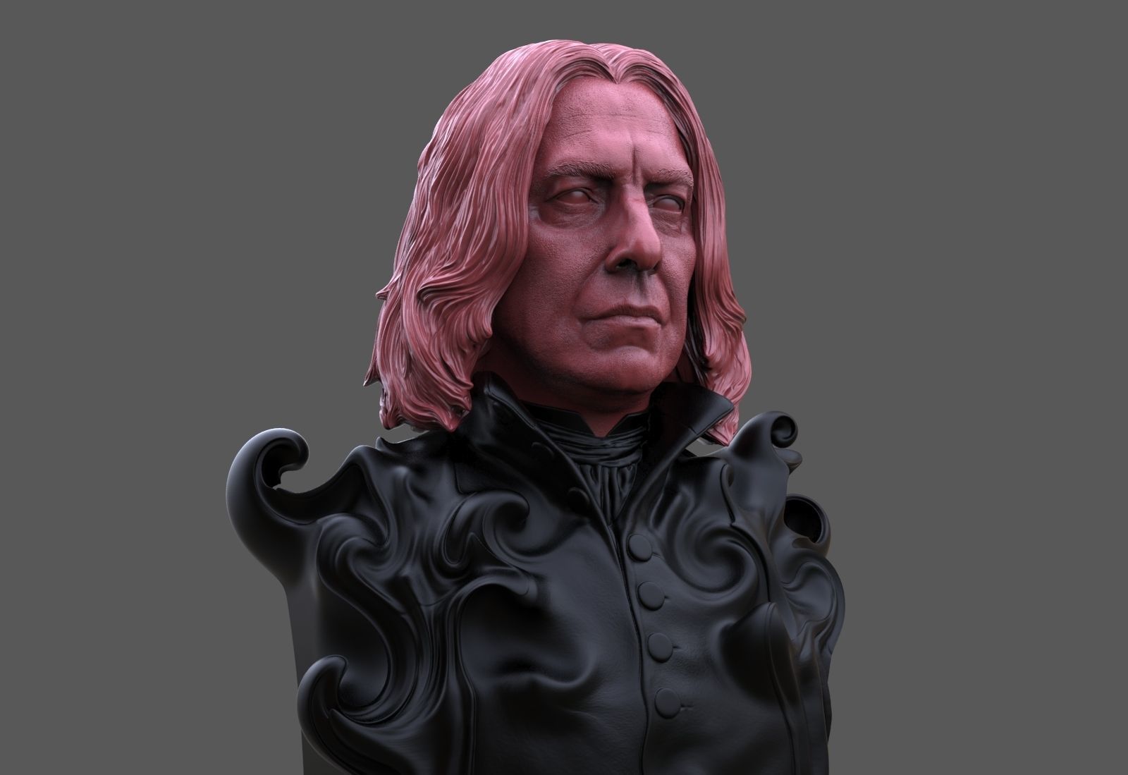 Severus Snape Bust 3D print model_1