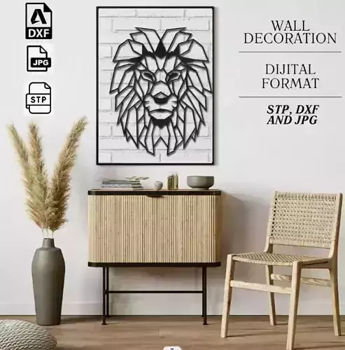 Lion Wall Decoration