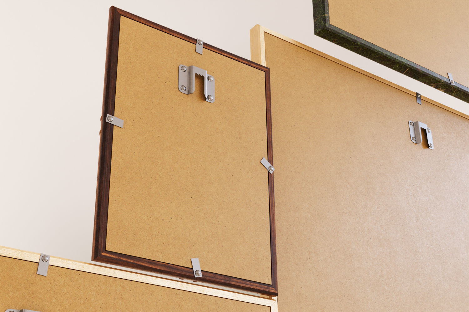 Picture frames on the wall 3D model_10