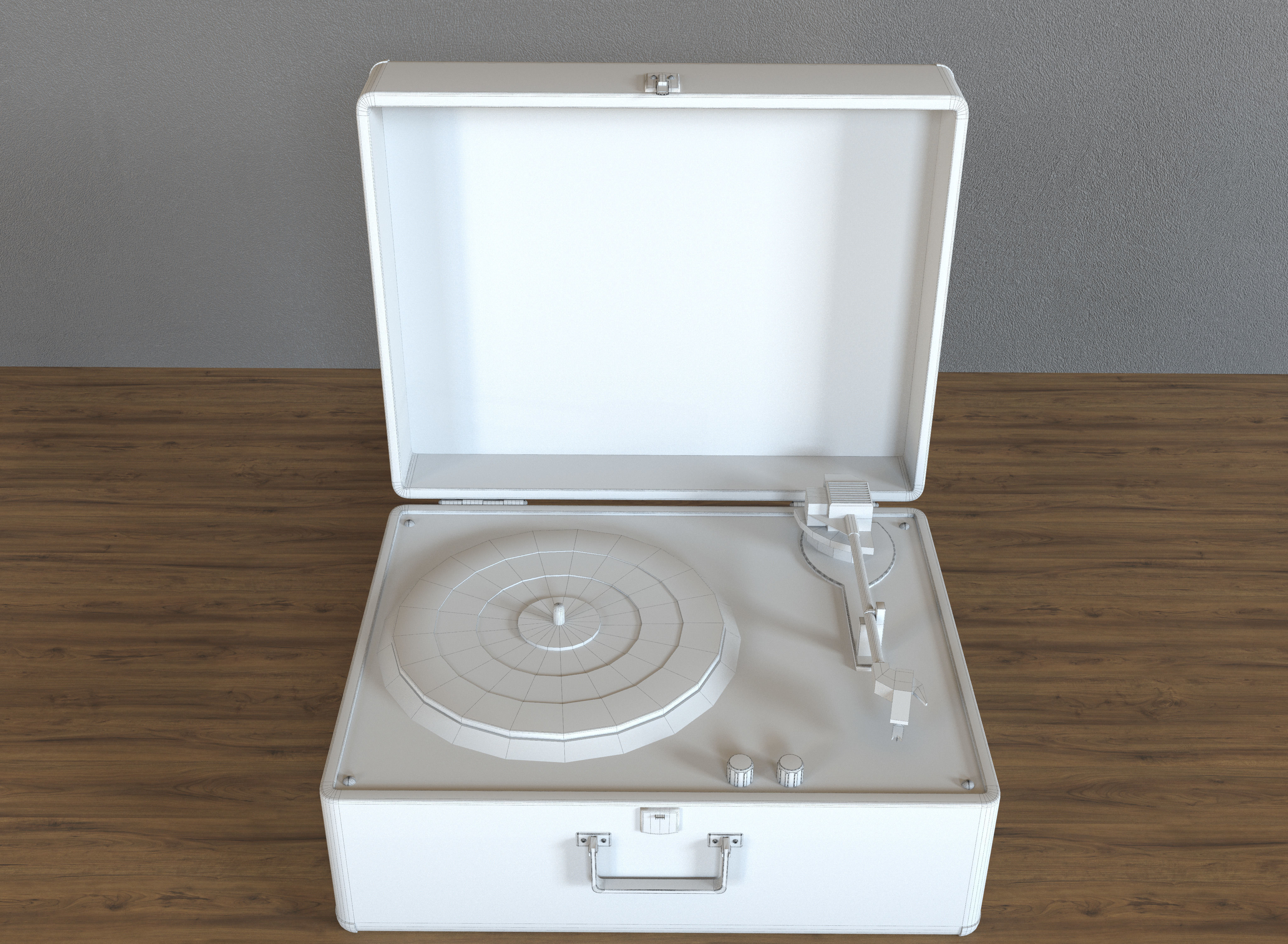 record player 3D model_7