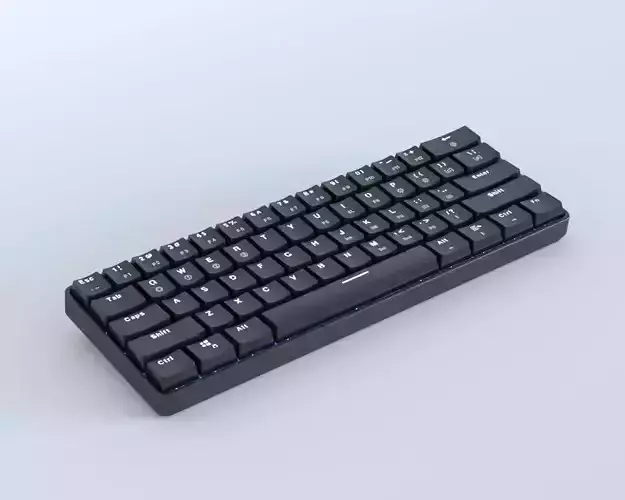Keyboard-Custom best bluetooth keyboards 3D model