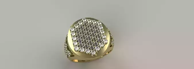 Mens Size 9 Diamond Ring Gold Silver Platinum Gemstone Jewelry