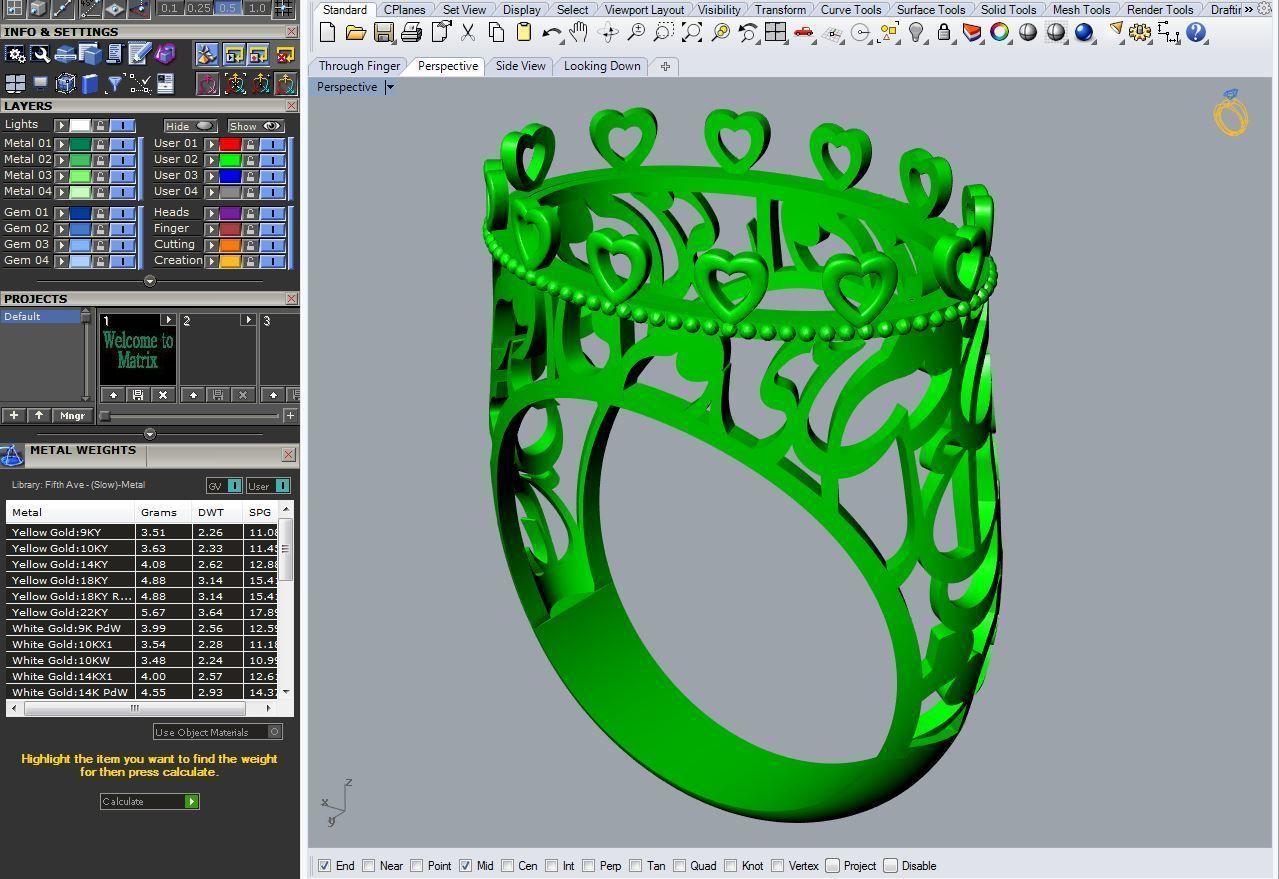 Ring R 75 3D print model_6