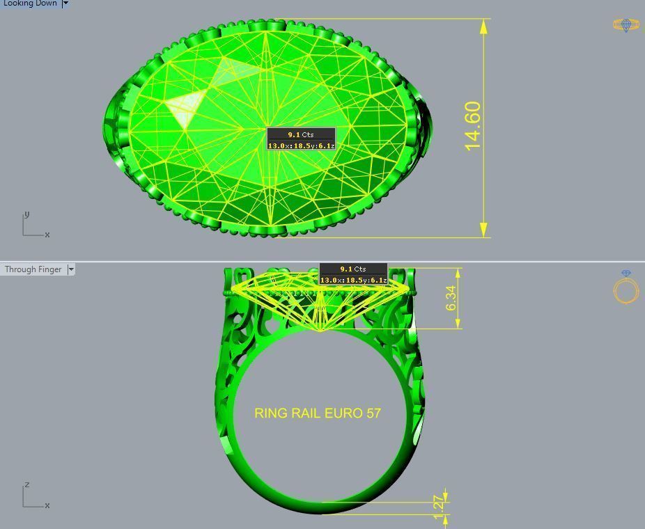 Ring R 75 3D print model_5