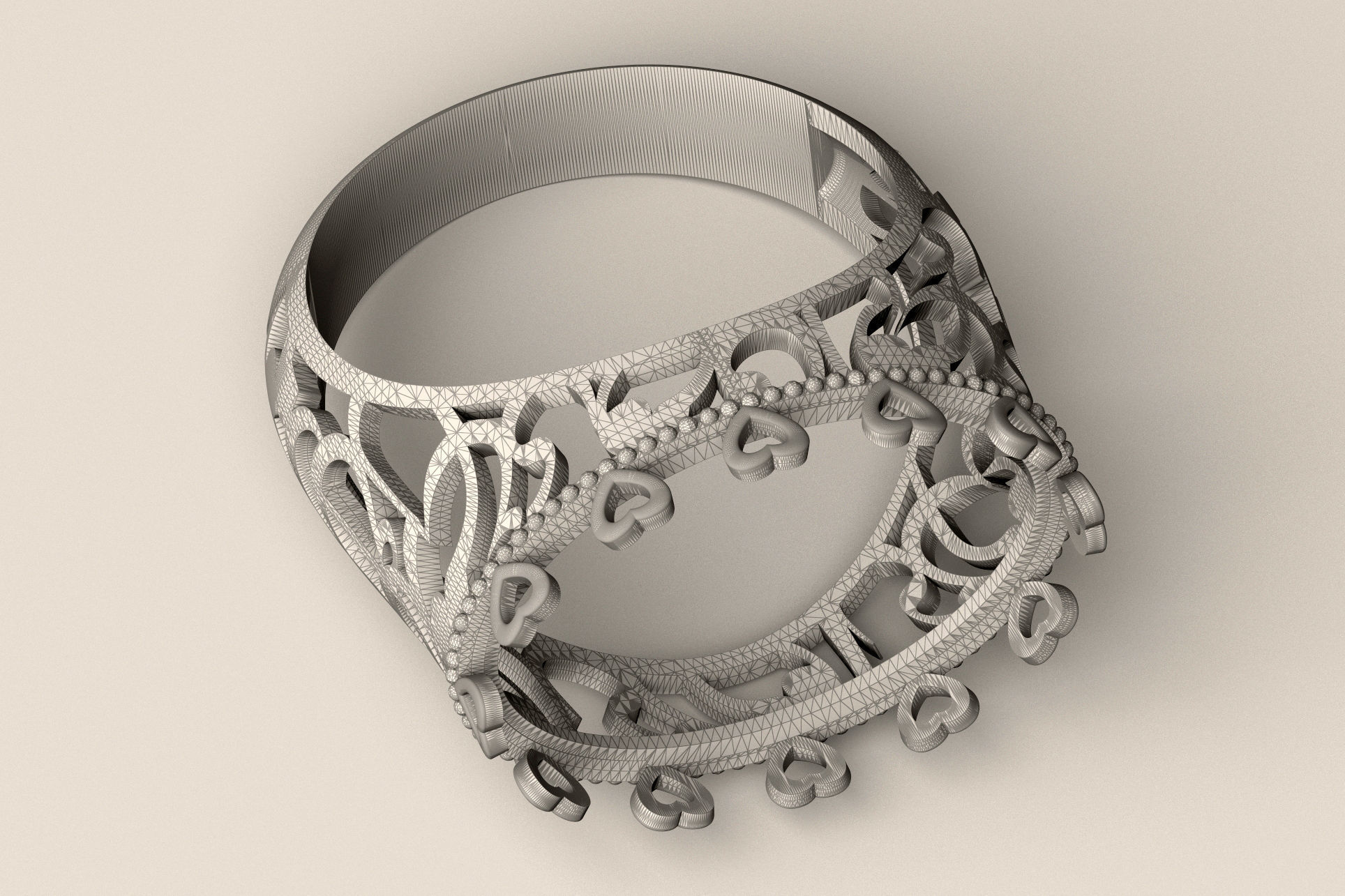 Ring R 75 3D print model_4