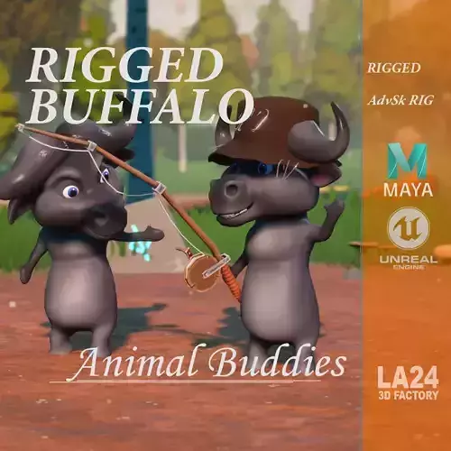 Farm Animal Buddies - BUFFALO