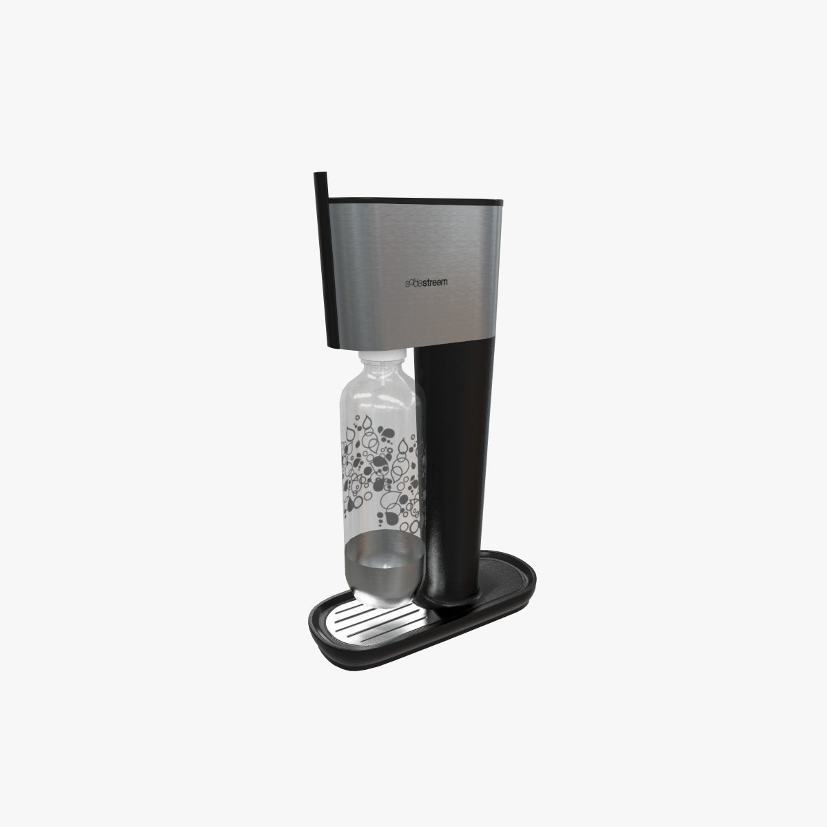 Sparkling Water Maker Low-poly 3D model