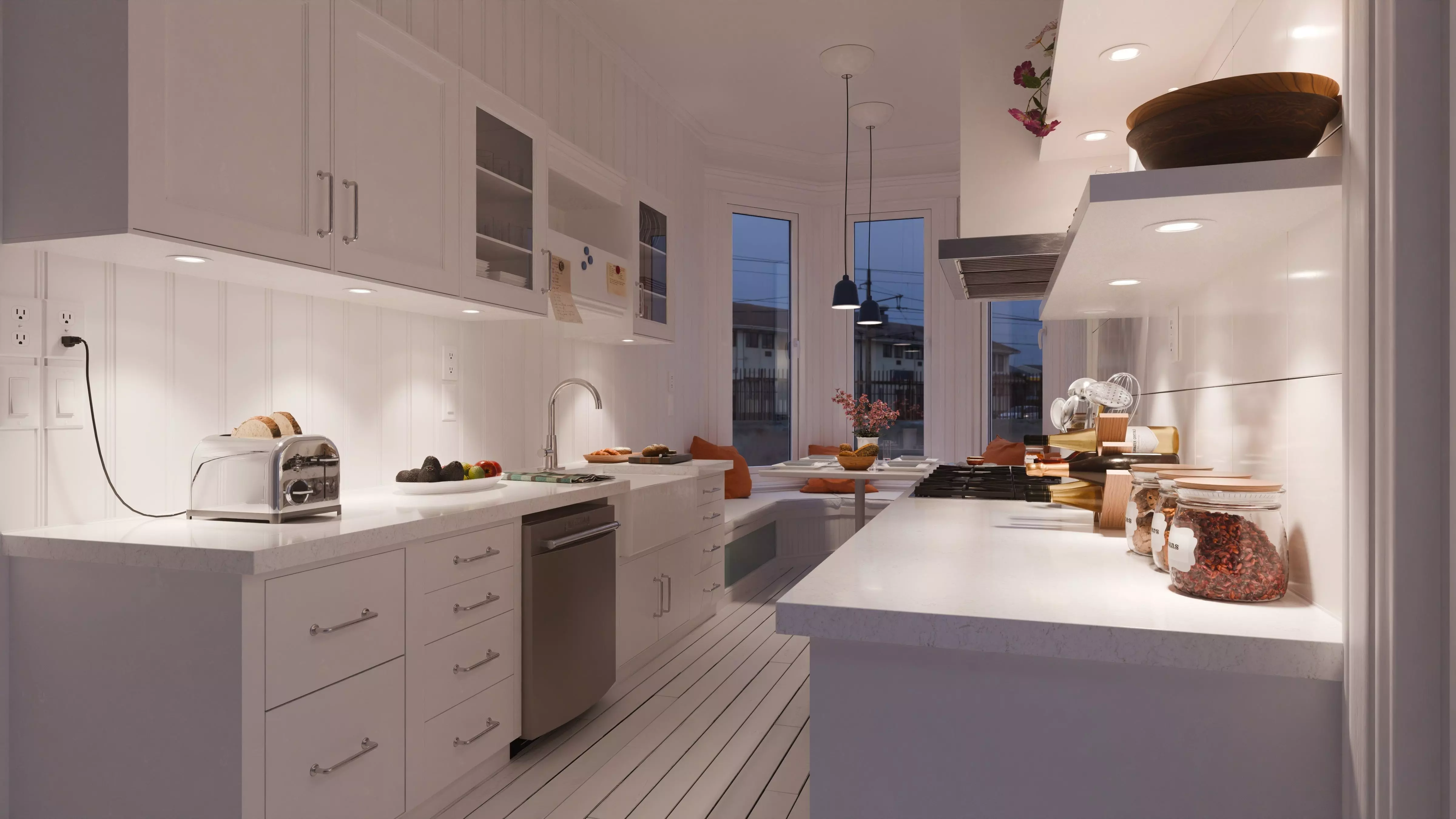 Apartment Kitchen 3D model_3