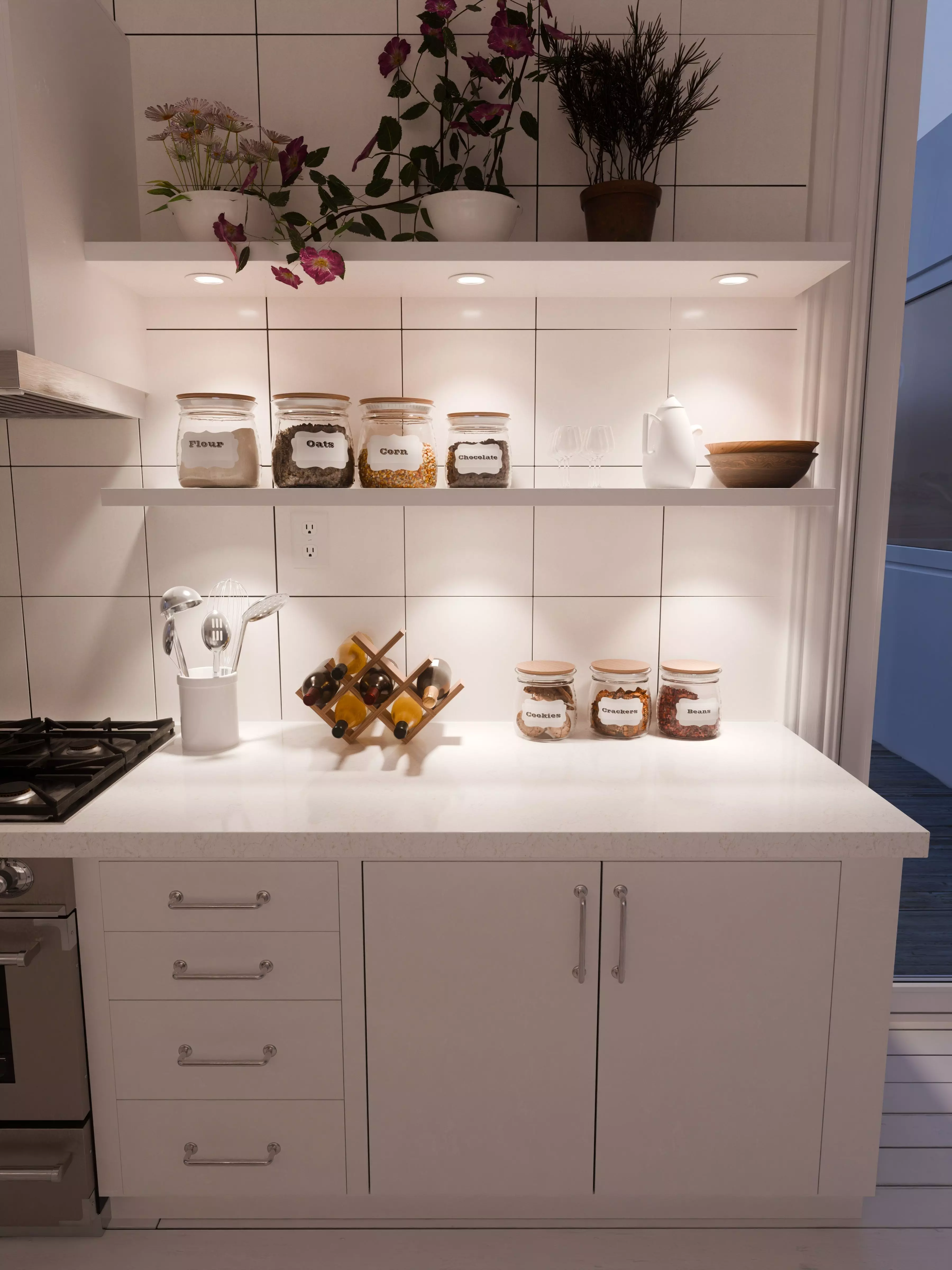 Apartment Kitchen 3D model_10