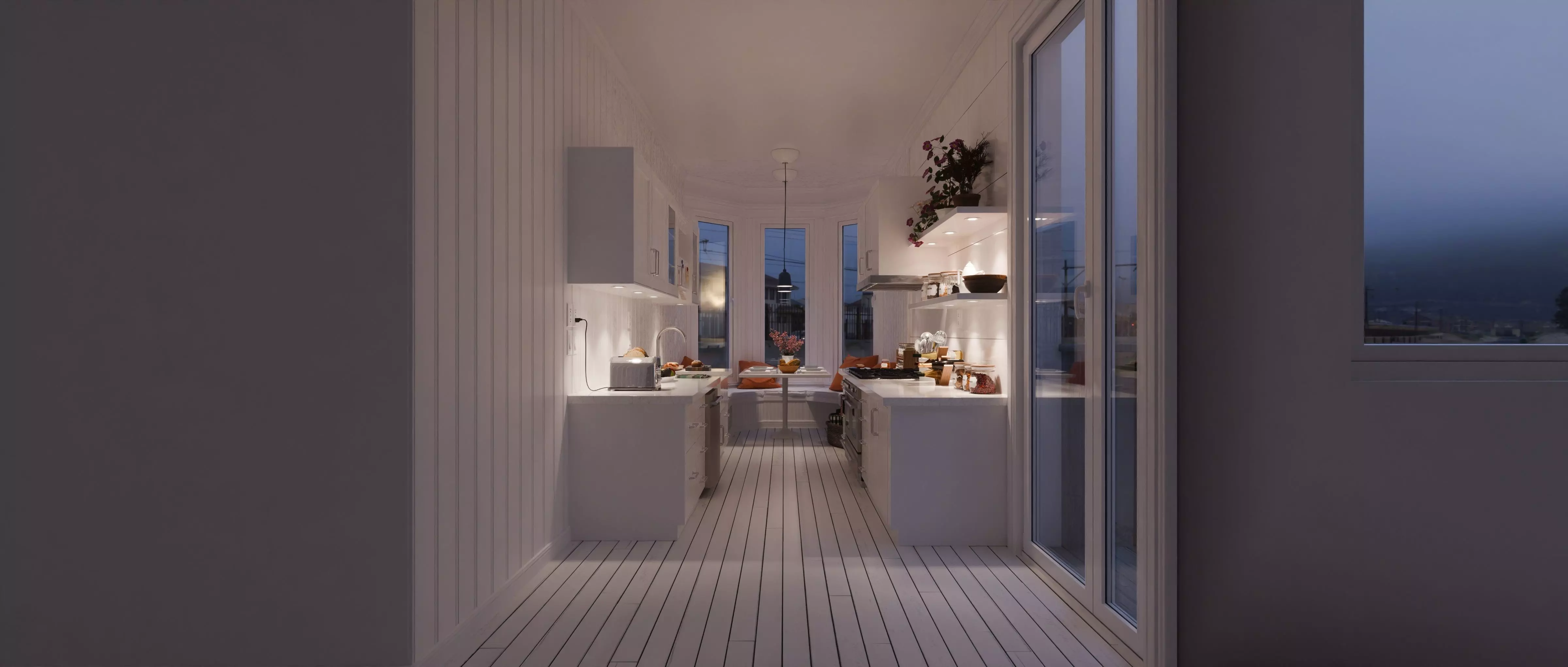 Apartment Kitchen 3D model_4