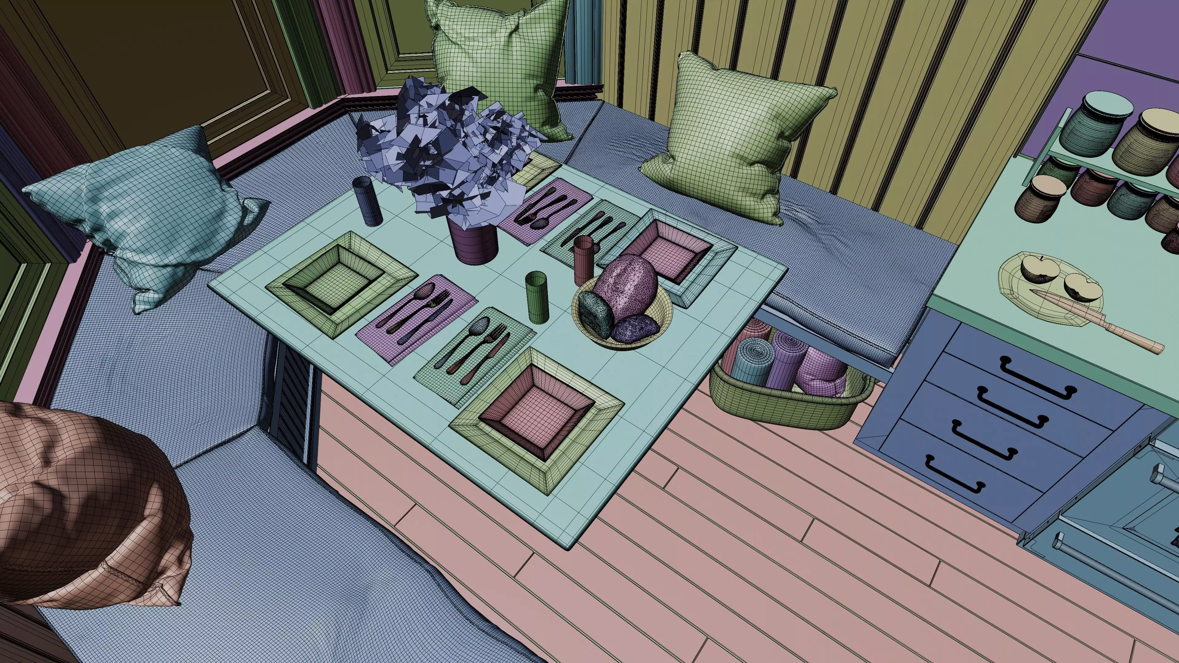 Apartment Kitchen 3D model_17