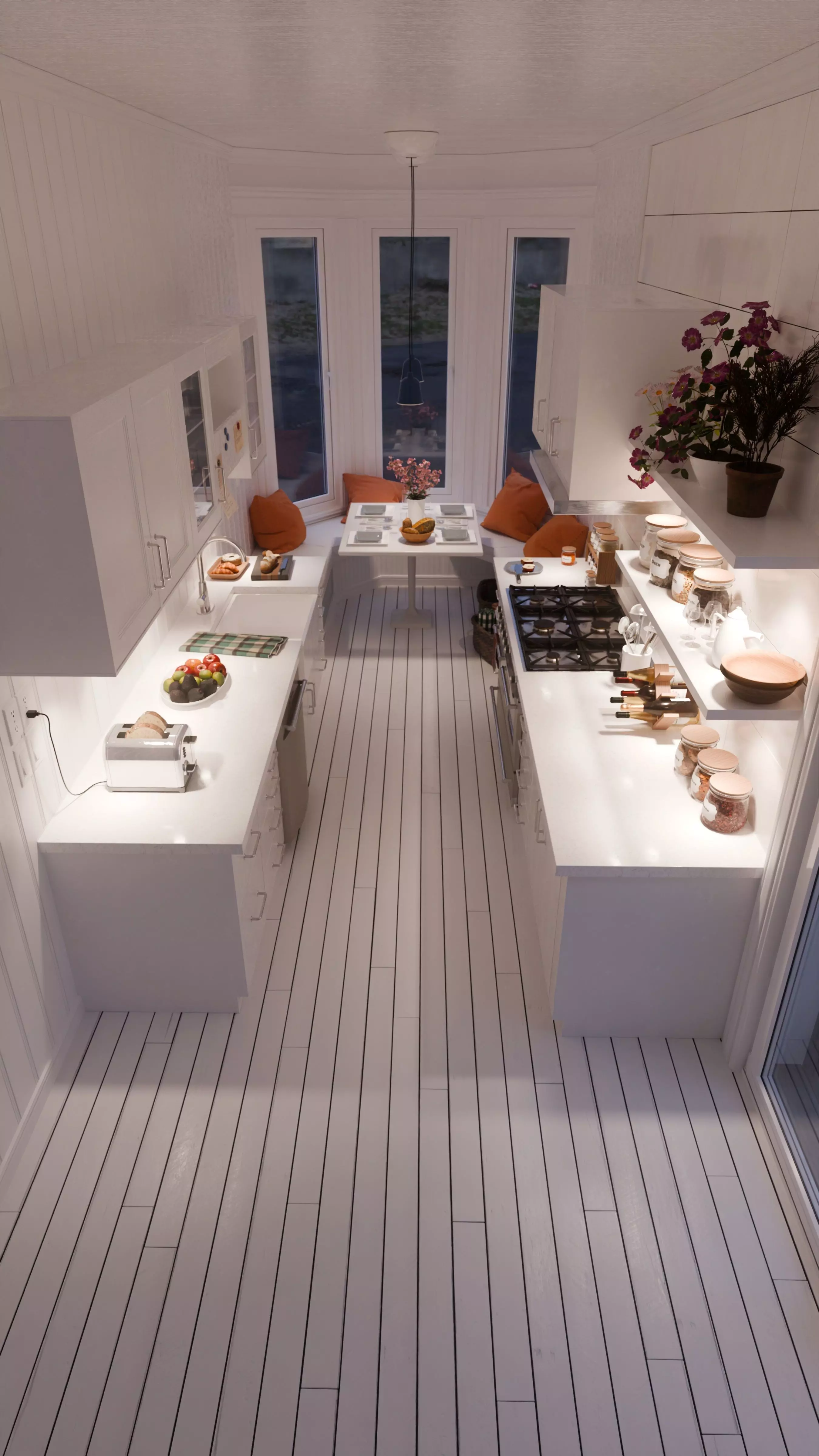 Apartment Kitchen 3D model_13