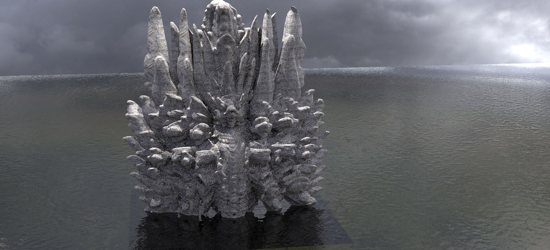 Indian Gods sculpture 3D model_1