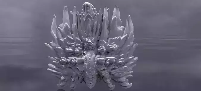 Indian Gods sculpture 2 3D model