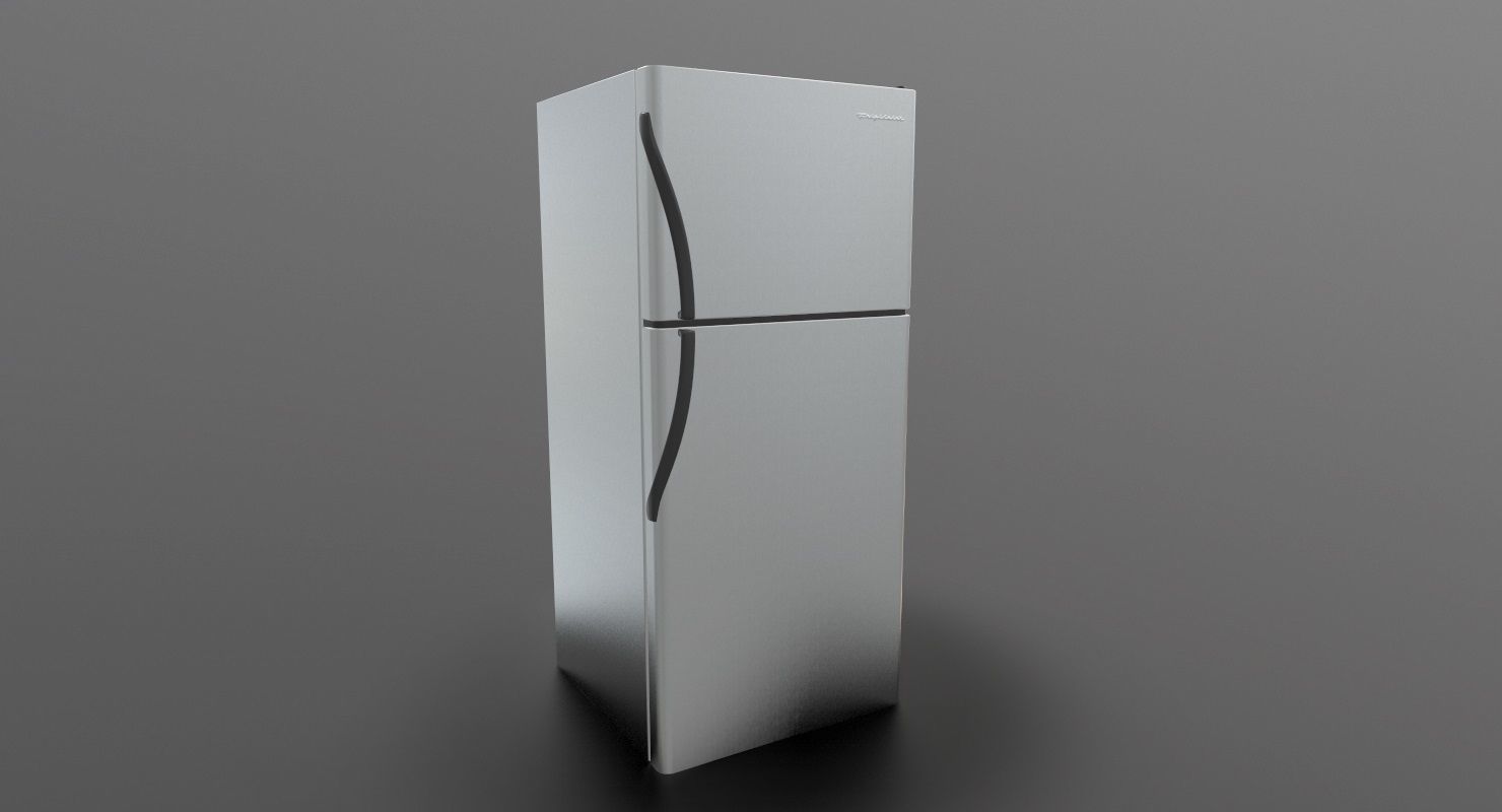 Refrigerator Frigidaire Low-poly 3D model_1