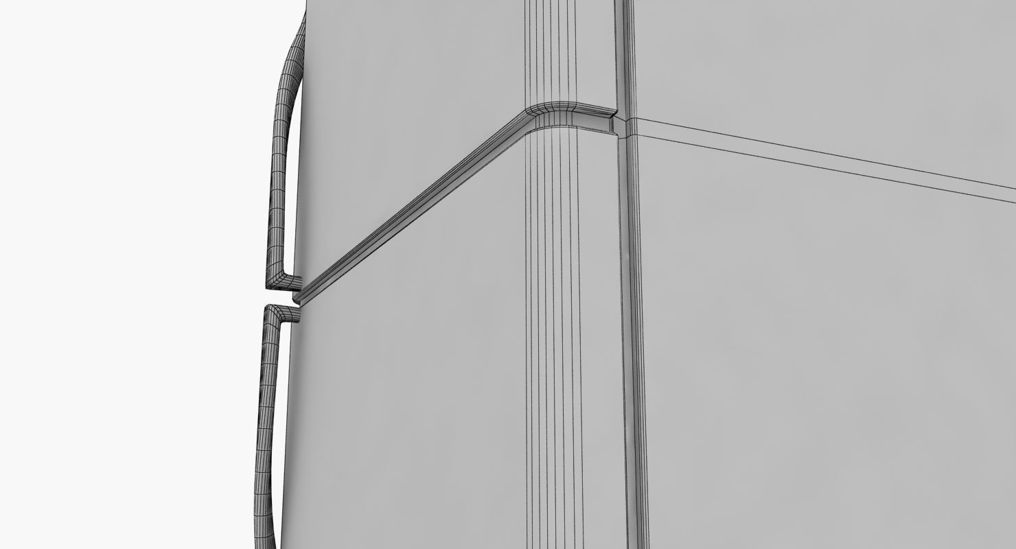 Refrigerator Frigidaire Low-poly 3D model_14