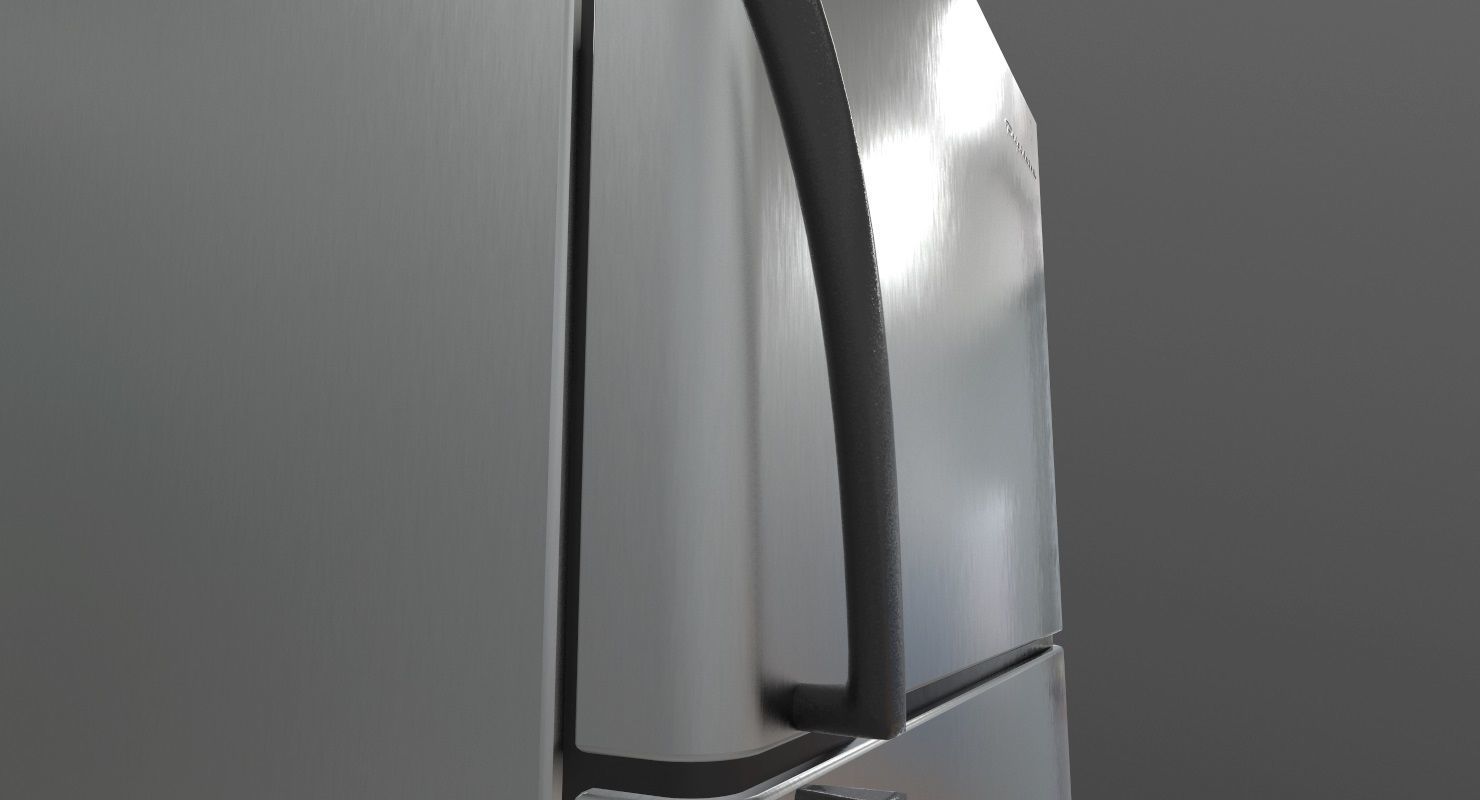 Refrigerator Frigidaire Low-poly 3D model_3