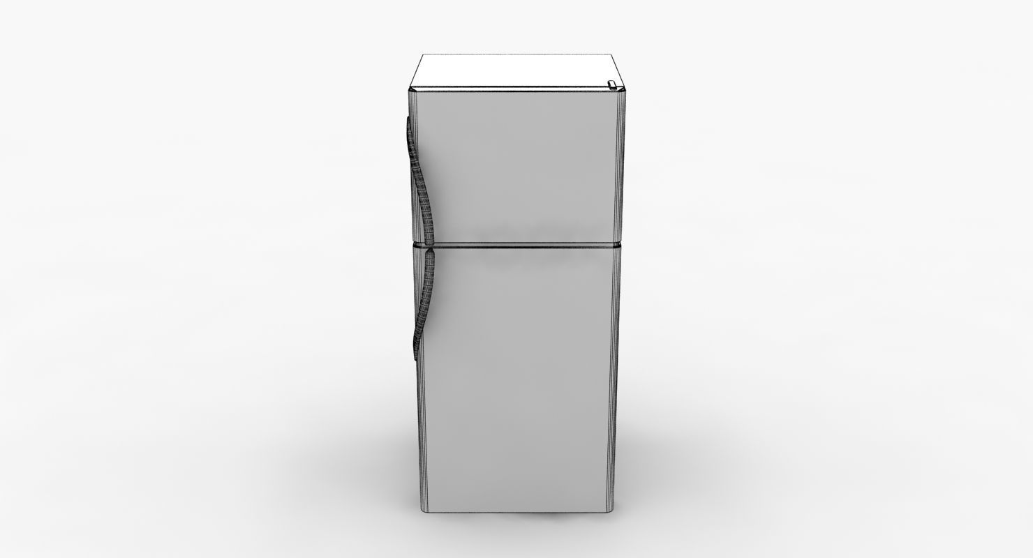 Refrigerator Frigidaire Low-poly 3D model_15