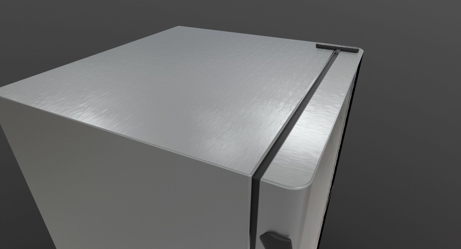 Refrigerator Frigidaire Low-poly 3D model_4