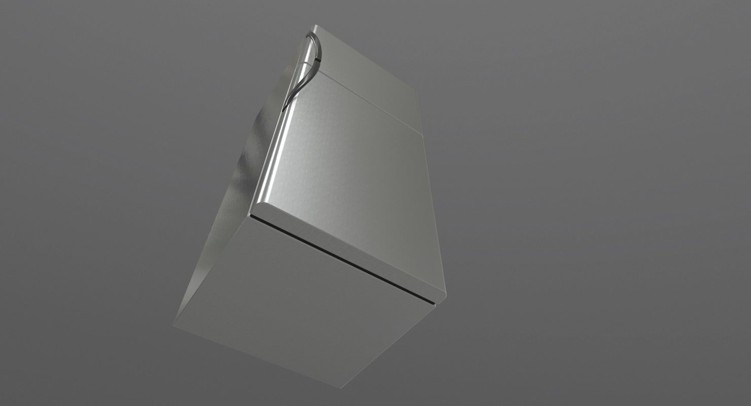 Refrigerator Frigidaire Low-poly 3D model_5