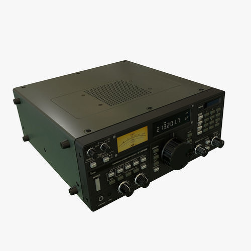 Receiver Icom R7000 Low-poly 3D model