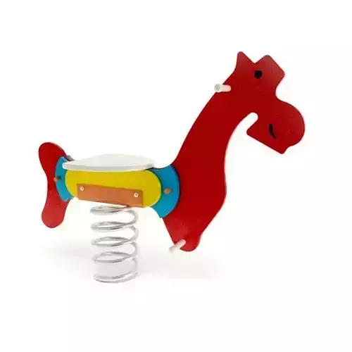 Playground Toy   Red Spring Horse